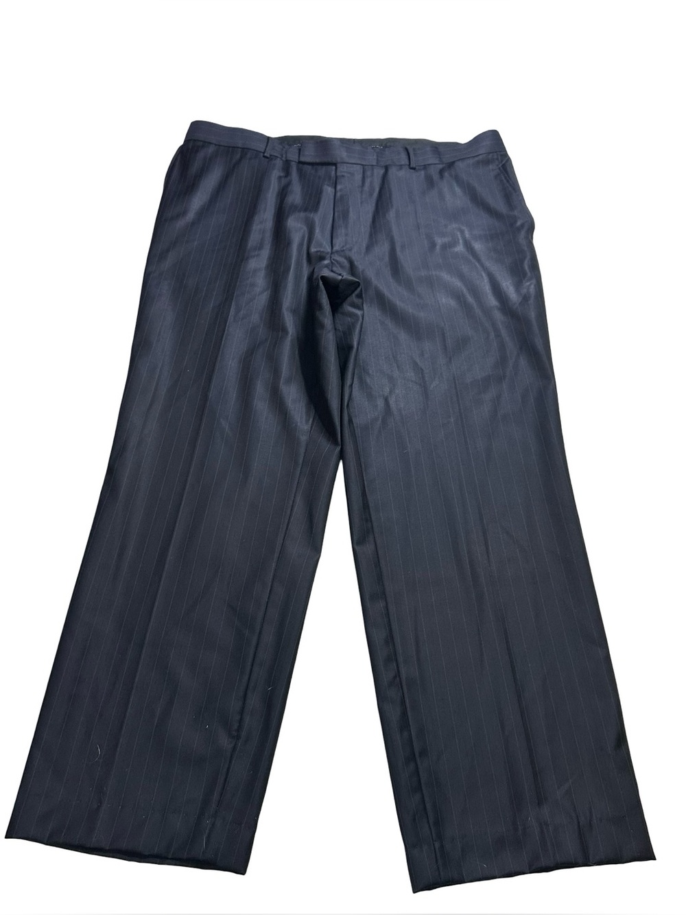 Hugo Boss Pasolini Movie Blue Pinstripe 100% Virgin Wool Suit Pants Sz 42x30